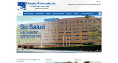 Desktop Screenshot of hospitalfernandotroconis.com